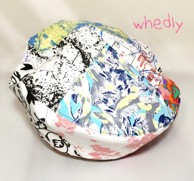 帽子 いろんなプリント柄のベレー帽