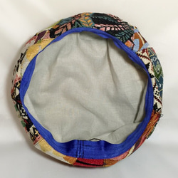 ゴブラン織ツギハギベレー帽 5枚目の画像
