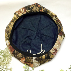 ゴブラン織りベレー帽 1-57 5枚目の画像