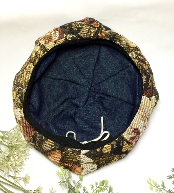 ゴブラン織りベレー帽 1-57 5枚目の画像
