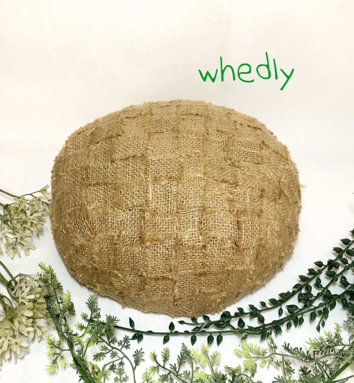 リネン生地ベレー帽 1-60