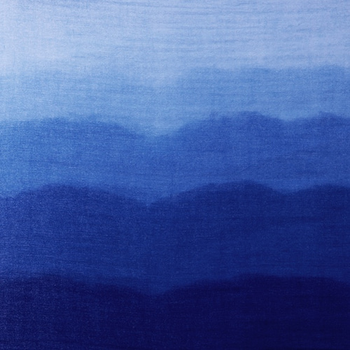 本藍染めカシミヤストール（グラデーション） HK11-0002-1 ストール