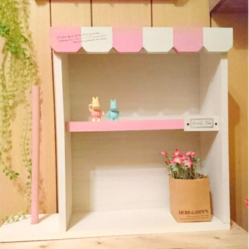 ガーリー可愛い♥スパイスラック 棚・シェルフ・ラック ハンドメイド