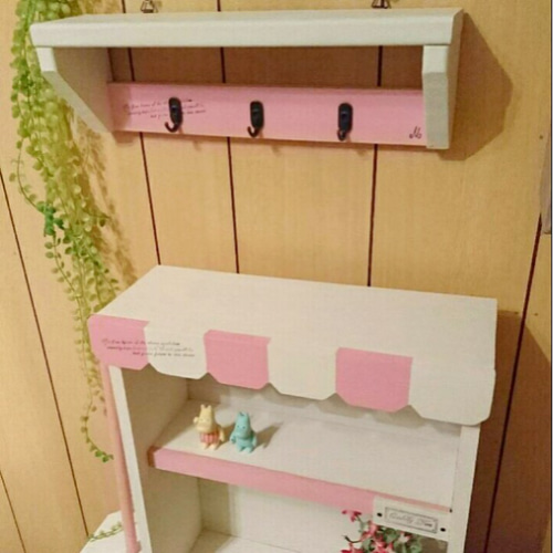 ガーリー可愛い♥スパイスラック 棚・シェルフ・ラック ハンドメイド