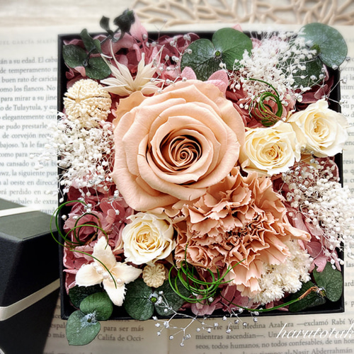 フラワーボックス〈pink〉✴︎結婚祝い・誕生日プレゼント…ギフトにも  