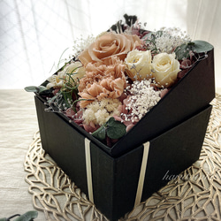 フラワーボックス〈pink〉✴︎結婚祝い・誕生日プレゼント…ギフトにもオススメ✴︎✴︎ラッピング無料✴︎ 10枚目の画像