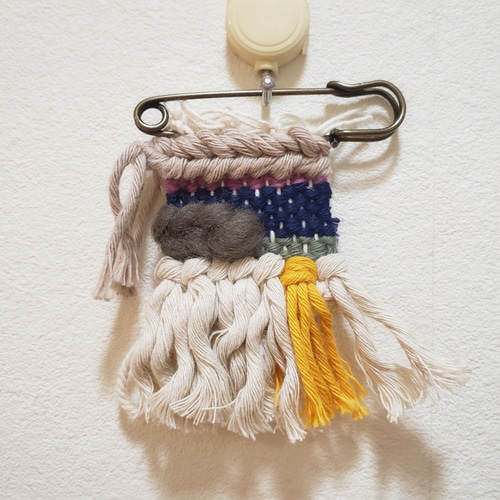 ハンドメイド◇【ウィービングタペストリー】◇壁掛け◇gimmickcharm