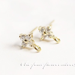 adj1364GUCCI 花モチーフ シルバーピアス 楽天市場】四方花 ジルコニア シルバーピアス 1P 片耳用 メンズ
