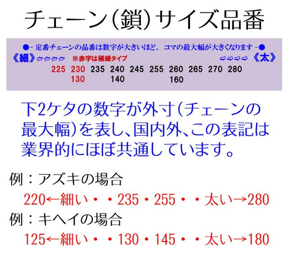 【3m】細SFあずきチェーン《225SF》【銀色】 5枚目の画像