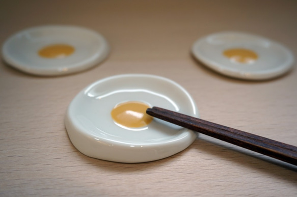荷包蛋筷架一組(4入) 第1張的照片