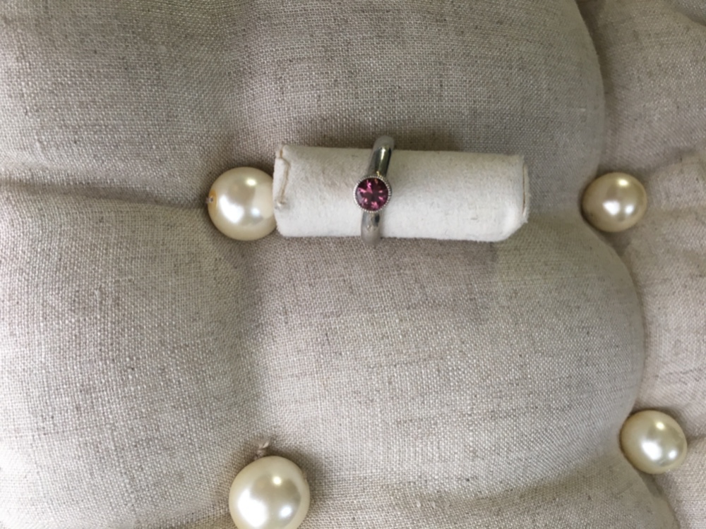 ピンクトルマリンリング