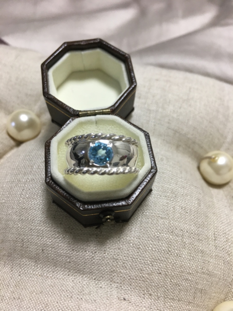 ブルートパーズリング