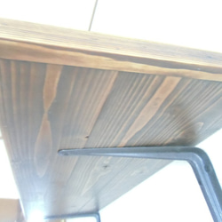 【送料無料】棚板　58cm　ハンドメイド 天然木 インテリア ＤＩＹ 木材 ブライワックス仕上げ アンティーク加工 4枚目の画像