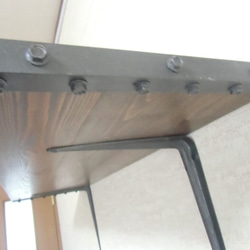 棚板（特典付き）　シェルフ 男前 家具 インテリア ＤＩＹ アイアン 木材　 (120ｃｍ） 2枚目の画像