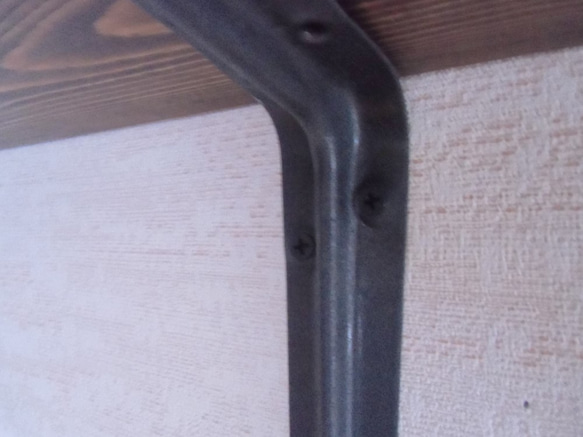 棚板（特典付き）　シェルフ 男前 家具 インテリア ＤＩＹ アイアン 木材　 (120ｃｍ） 9枚目の画像