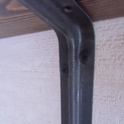 棚板（特典付き）　シェルフ 男前 家具 インテリア ＤＩＹ アイアン 木材　 (60ｃｍ） 7枚目の画像