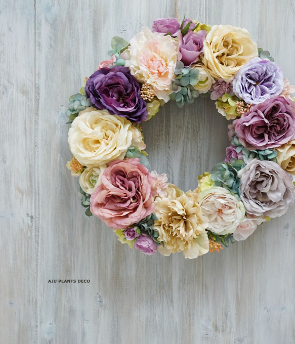 Wreath ～Rose Rose Rose～  40cm 2枚目の画像