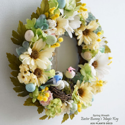 Wreath ～Easter Bunny's Magic Key(TM)～  28cm 5枚目の画像