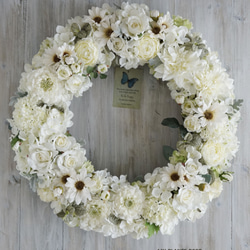 Wreath ～Blanc de luxe～ 52cm 2枚目の画像