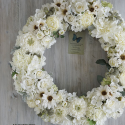 Wreath ～Blanc de luxe～ 52cm 4枚目の画像