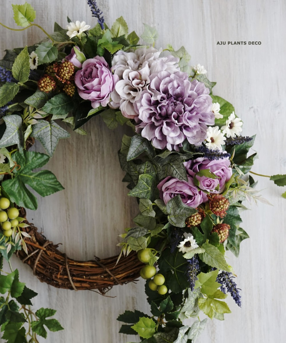 Wreath ~Grapevine~  38-70cm（造花） 2枚目の画像
