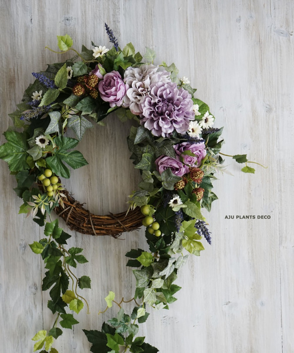 Wreath ~Grapevine~  38-70cm（造花） 3枚目の画像