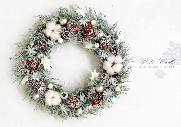 Winter Wreath  32~33cm 1枚目の画像