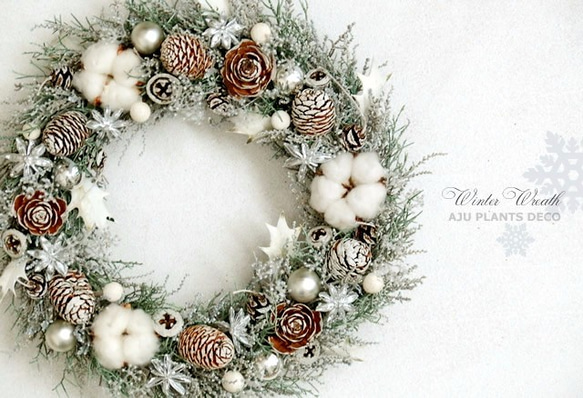 Winter Wreath  32~33cm 2枚目の画像