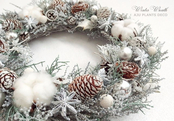 Winter Wreath  32~33cm 4枚目の画像