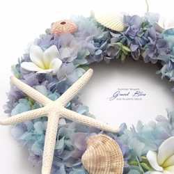 Summer Wreath ～Grand Bleu～（1317）25cm 2枚目の画像