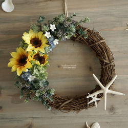 Sunflower Wreath　26～30cm 3枚目の画像