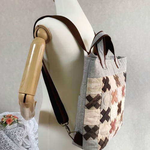 creema限定】 2wayパッチワークリュック リュック・バックパック