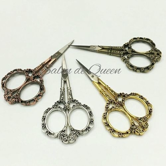 アンティーク風 ハサミ ペン・筆記用具 salondequeen 通販