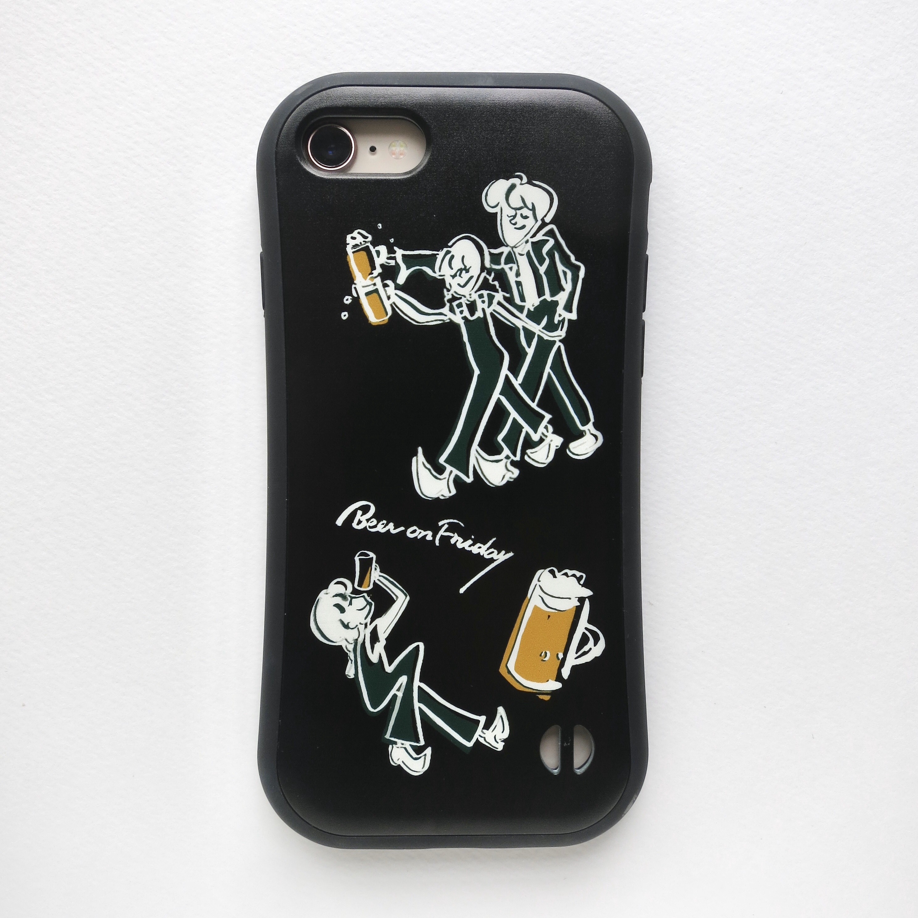 treasure iPhoneケース BLACK 黒桜 - 和風 立体型 iPhoneケース / T003000K【Three