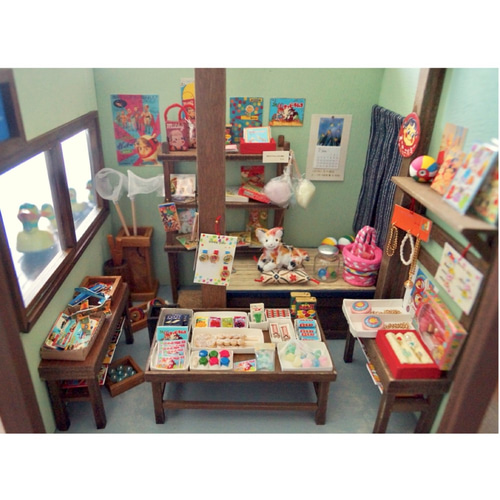 おまとめ2点　京都書院本駄菓子屋さんのおもちゃと赤ちゃん人形 駄菓子屋玩具】 レトロキューピー人形 14cm : お菓子と和雑貨