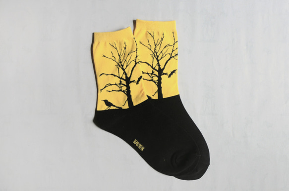 1983ER短短襪-//樹+象//兩雙一組.在一起.在一起！[交換禮物] 第4張的照片