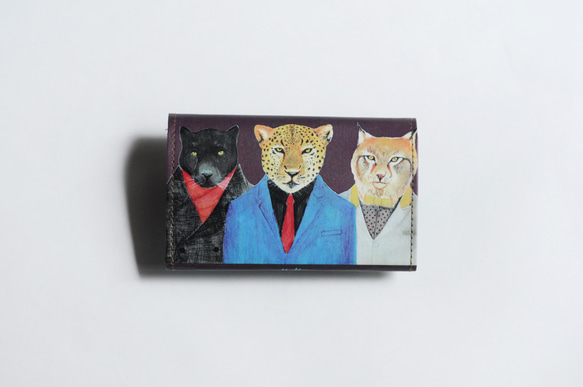 1983ER小紙包 卡片夾 零錢包-動物系列花豹好朋友 第3張的照片