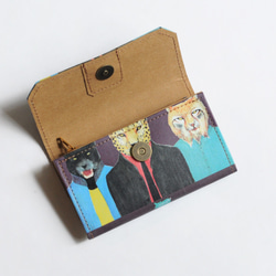 1983ER小紙包 卡片夾 零錢包-動物系列花豹好朋友 第4張的照片