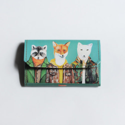 1983ER小紙包 卡片夾 零錢包-動物系列狐狸好朋友 第1張的照片