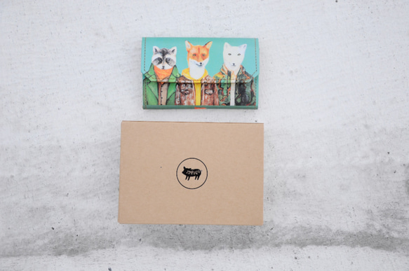 1983ER小紙包 卡片夾 零錢包-動物系列狐狸好朋友 第7張的照片
