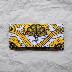 復古黃孔雀 帆布水洗紙長夾 超輕量/皮夾/錢包 第5張的照片