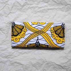 復古黃孔雀 帆布水洗紙長夾 超輕量/皮夾/錢包 第6張的照片