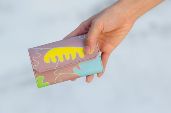 小紙包/卡片零錢包 - 塗鴉系列-蕨葉 第3張的照片
