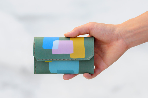 防水加工紙カード・小銭入れ -フルーツグミ 3枚目の画像