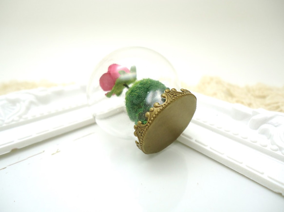 MNII○小王子的玫瑰○圓球形○模型○玻璃球擺飾 第4張的照片