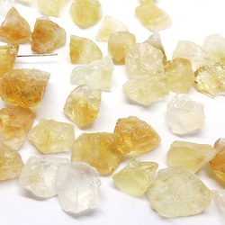【4個】琥珀糖みたいな檸檬色の穴あき天然石シトリン(小) ラフロック原石 イエロー 黄水晶 11月の誕生石M-S33S 7枚目の画像
