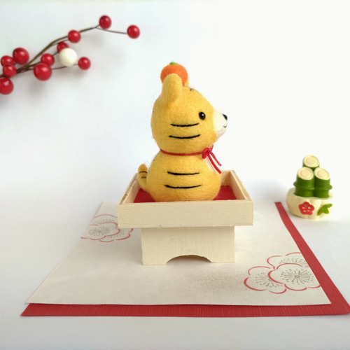 正月☆トラさん鏡餅