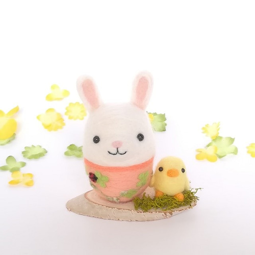 完売 羊毛フェルト ひよこちゃん