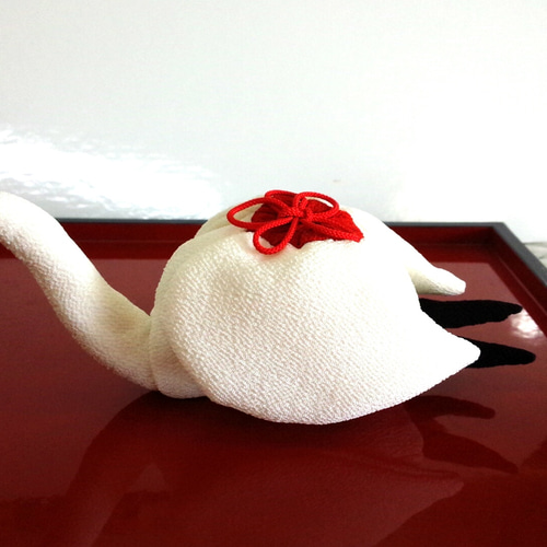 江戸古ちりめん細工、 鶴亀 ぬいぐるみ 夢さき 通販 2908836｜Creema