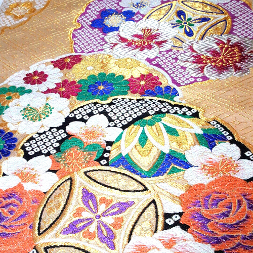 手刺繍　アンティーク　帯　リメイク　アンティーク　ハギレ sddefault.jpg